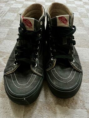 Vans Black High-Top Skate Sneakers